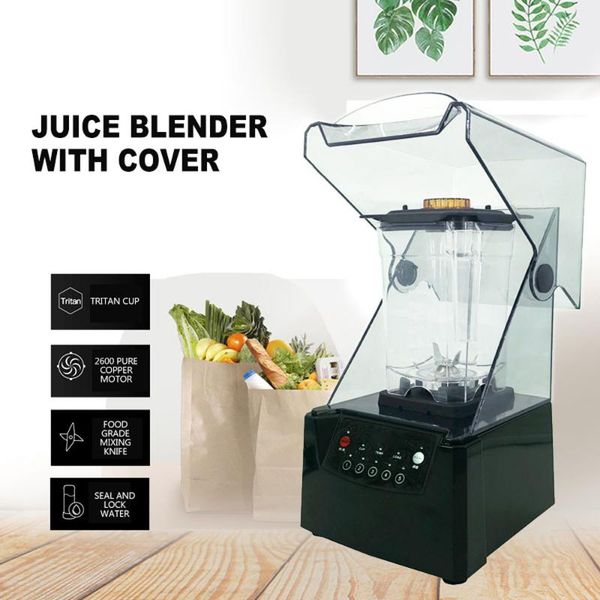 blender 220v/110v high horsepower smoothie machine with cover commercial silent crushed ice juice
blender 220v/110v high horsepower smoothie machine with cover commercial silent crushed ice juice