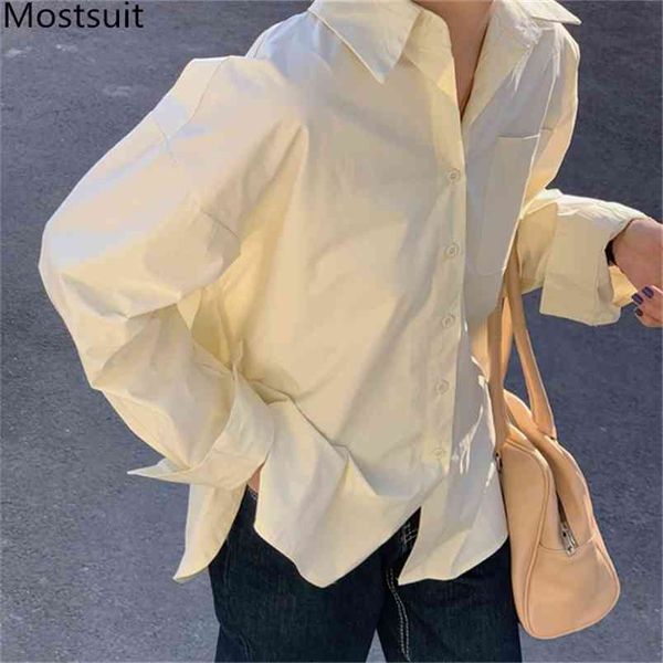 korean loose women shirt blouse full sleeve turn-down collar solid casual fashion basic blusas mujer autumn 210513, White
korean loose women shirt blouse full sleeve turn-down collar solid casual fashion basic blusas mujer autumn 210513, White