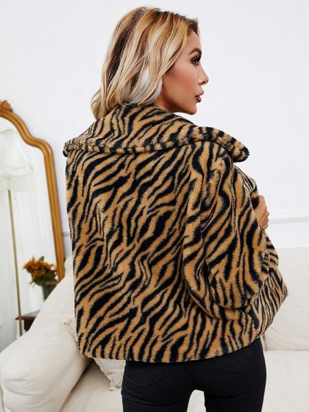 women's jackets jacket woman autumn winter coat turn-down collar long sleeve leopard zebra print clothing 2021 casual y2k suits, Black;brown
women's jackets jacket woman autumn winter coat turn-down collar long sleeve leopard zebra print clothing 2021 casual y2k suits, Black;brown