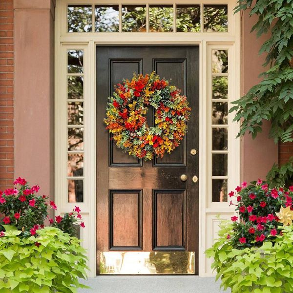 decorative flowers & wreaths halloween decoration simulation autumn wreath door garland colorful fall eucalyptus for front thanksgiving deco
decorative flowers & wreaths halloween decoration simulation autumn wreath door garland colorful fall eucalyptus for front thanksgiving deco