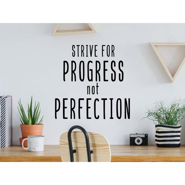 wall stickers strive for progress not perfection decal office art motivational sticker z388
wall stickers strive for progress not perfection decal office art motivational sticker z388