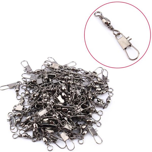 fishing hooks 100pcs stainless steel swivel snap ball bearing rolling solid rings interlock connector quick change lock
fishing hooks 100pcs stainless steel swivel snap ball bearing rolling solid rings interlock connector quick change lock
