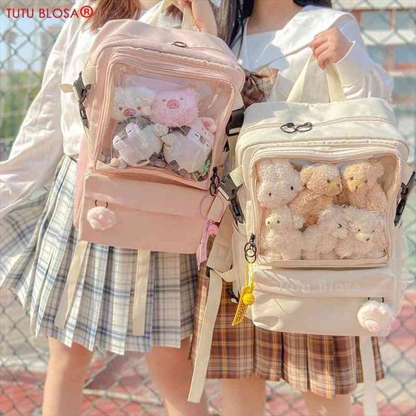 kawaii lolita bag ita clear backpack for teenage girls schoolbag ladies transparent red canvas itabag h207
kawaii lolita bag ita clear backpack for teenage girls schoolbag ladies transparent red canvas itabag h207