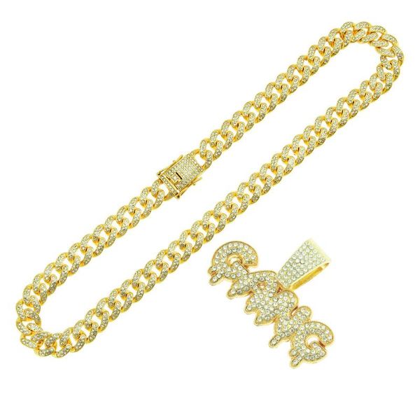 pendant necklaces men hip hop iced out bling letter necklace with 13mm miami cuban chain hiphop fashion charm jewelry, Silver
pendant necklaces men hip hop iced out bling letter necklace with 13mm miami cuban chain hiphop fashion charm jewelry, Silver