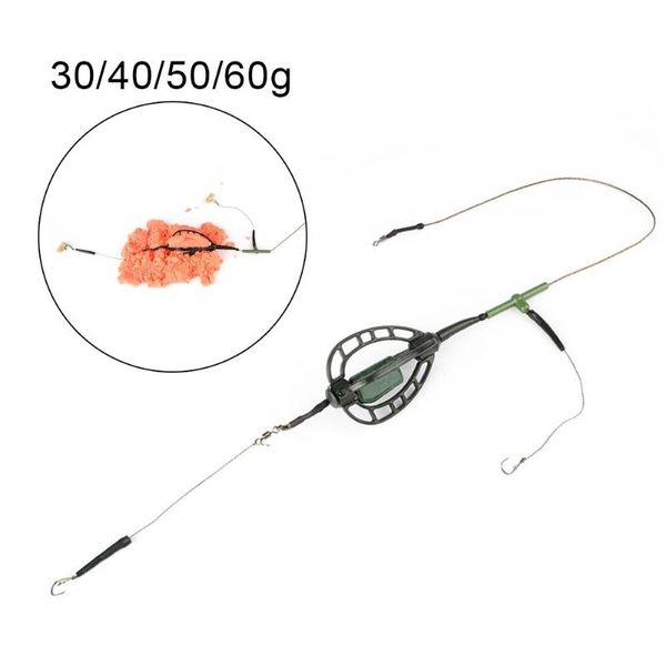 fishing hooks 1pc 9# set carp inline method feeder cage rig leader core line for coarse lake river
fishing hooks 1pc 9# set carp inline method feeder cage rig leader core line for coarse lake river