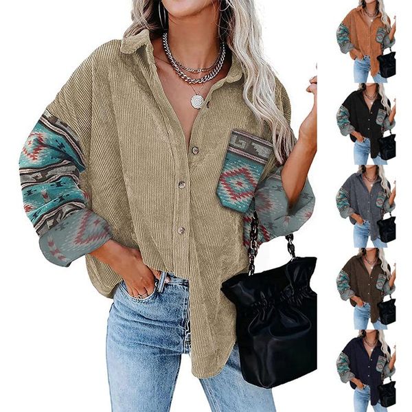 women's jackets fashion corduroy buttoned cardigan long sleeve thicken lapel loose shirt suitable for autumn woman jacket, Black;brown
women's jackets fashion corduroy buttoned cardigan long sleeve thicken lapel loose shirt suitable for autumn woman jacket, Black;brown
