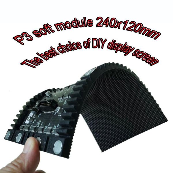 soft module 240x120mm size arc led full color electronic screen unit board hub75 interface, factory direct sale display
soft module 240x120mm size arc led full color electronic screen unit board hub75 interface, factory direct sale display
