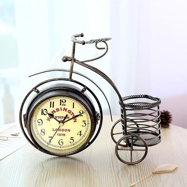 vintage iron bicycle type table clock classic non-ticking silent retro decorative bike for living room study cafe bar desk & clocks
vintage iron bicycle type table clock classic non-ticking silent retro decorative bike for living room study cafe bar desk & clocks