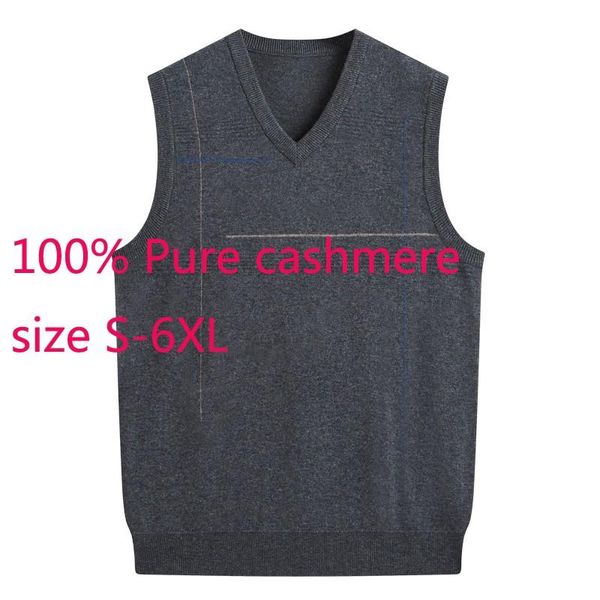 men's sweaters arrival fashion autumn winter 100% pure cashmere vest pullover v-neck casual sleeveless plus size s-3xl 4xl 5xl, White;black
men's sweaters arrival fashion autumn winter 100% pure cashmere vest pullover v-neck casual sleeveless plus size s-3xl 4xl 5xl, White;black