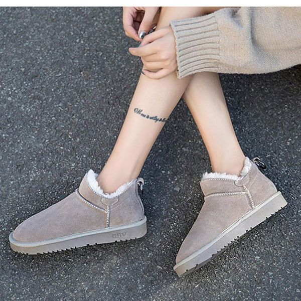 boots cowhide snow women's short bread shoes cotton thickening anti slip fashion bottine femme, Black
boots cowhide snow women's short bread shoes cotton thickening anti slip fashion bottine femme, Black