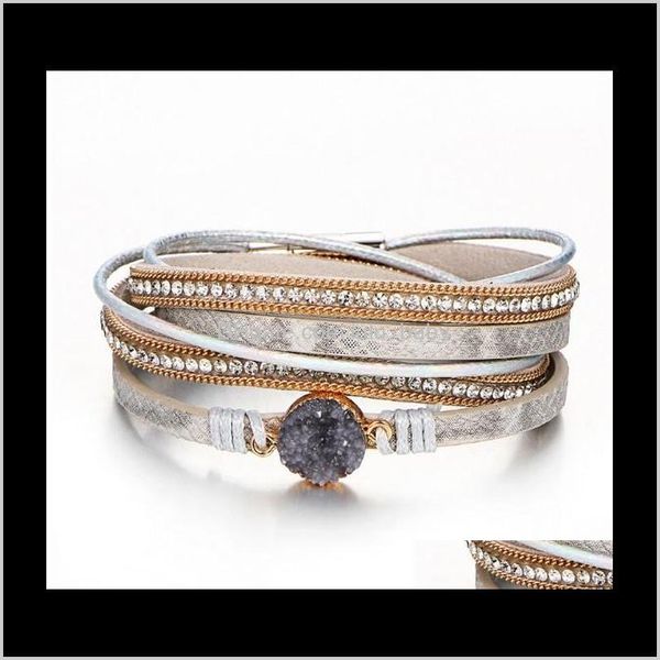 multilayer wrap leather handmade braided with magnetic clasp cuff bangle jewelry for women girl gift 4mmjb charm bracelets imnuz, Golden;silver
multilayer wrap leather handmade braided with magnetic clasp cuff bangle jewelry for women girl gift 4mmjb charm bracelets imnuz, Golden;silver