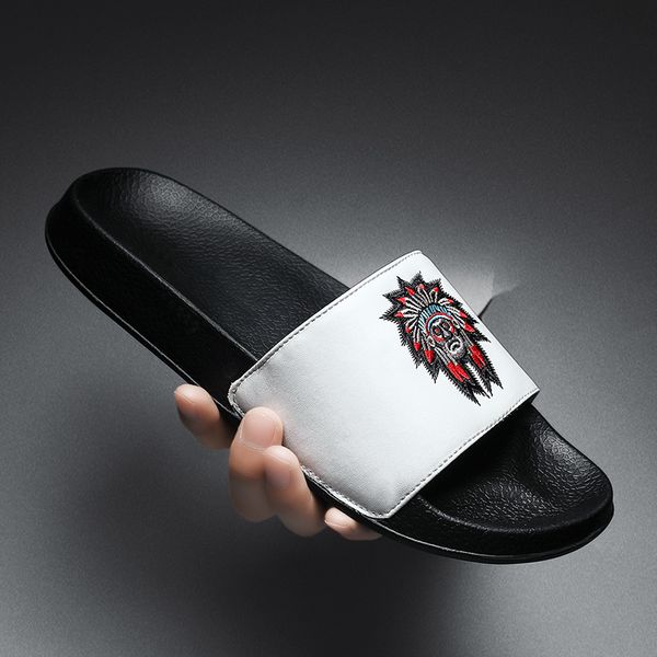 2021 trend pattern paris fashion slippers mens womens flip flop summer rubber sandals beach slide scuffsindoor shoes size eur39-46, Black
2021 trend pattern paris fashion slippers mens womens flip flop summer rubber sandals beach slide scuffsindoor shoes size eur39-46, Black