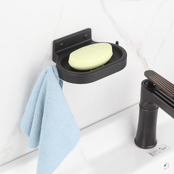 soap dishes nanjibao creative storage shelf without perforation wall-mounted holder drain box with hook bathroom accessories
soap dishes nanjibao creative storage shelf without perforation wall-mounted holder drain box with hook bathroom accessories