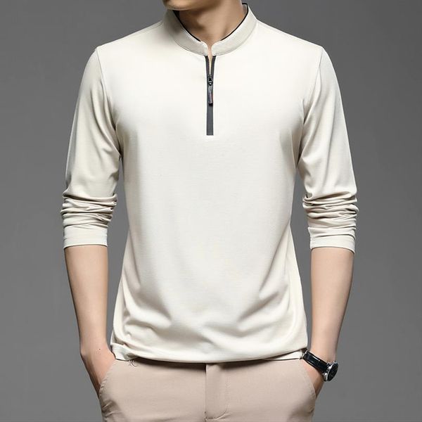 zipper shirts cotton solid color mens polos full sleeve tee shirt slim fit casual camisa t994, White;black
zipper shirts cotton solid color mens polos full sleeve tee shirt slim fit casual camisa t994, White;black