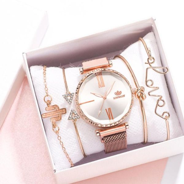 wristwatches 2021 arrive 5pcs set women watches luxury stainless steel casual fashion wristwatch ladies relogio feminino gift, Slivery;brown
wristwatches 2021 arrive 5pcs set women watches luxury stainless steel casual fashion wristwatch ladies relogio feminino gift, Slivery;brown