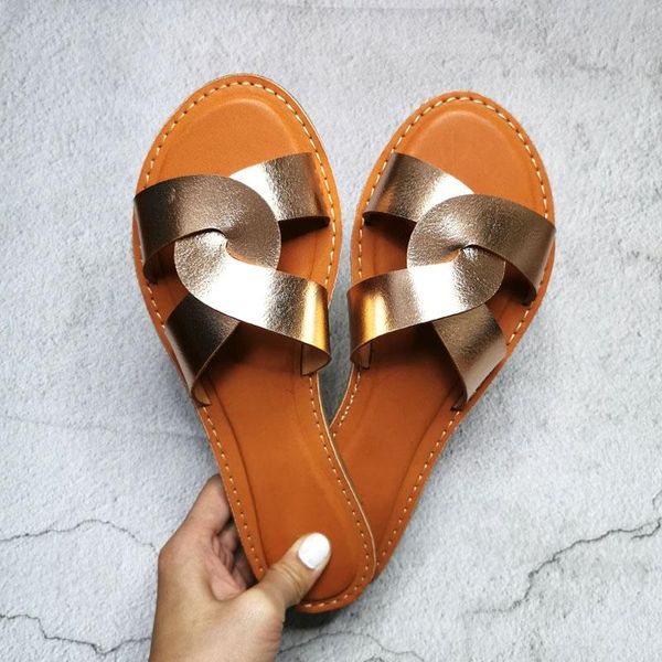 slippers summer women's shoes fahion style pu leather interlocking surface slip on cool female size 41 flat with bech, Black
slippers summer women's shoes fahion style pu leather interlocking surface slip on cool female size 41 flat with bech, Black