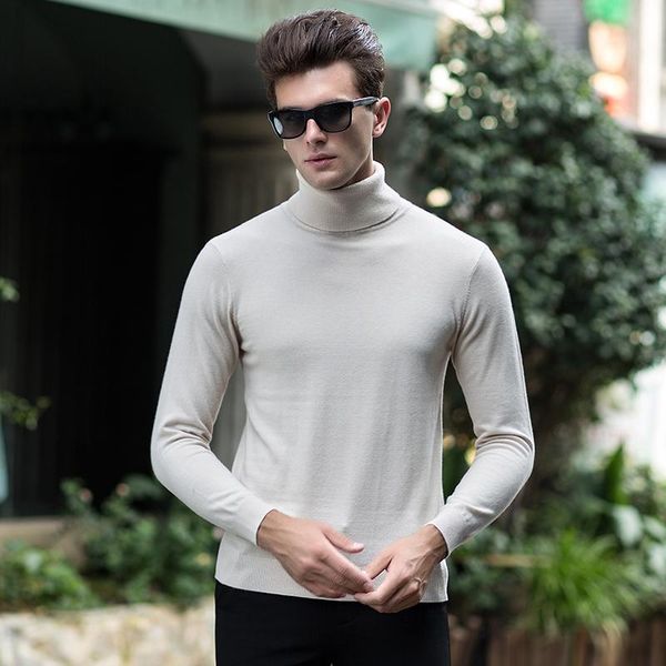 men's sweaters 100% wool grade fashion brand knit mens turtle necks sweater pullover trendy winter solid color casual jumper clothing, White;black
men's sweaters 100% wool grade fashion brand knit mens turtle necks sweater pullover trendy winter solid color casual jumper clothing, White;black