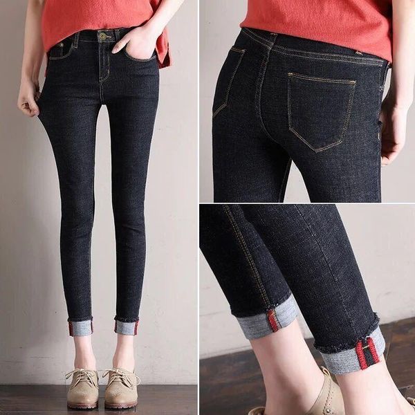 women's jeans woman pants high waist spring autumn stretch skinny tappered women pantalones vaqueros mujer, Blue
women's jeans woman pants high waist spring autumn stretch skinny tappered women pantalones vaqueros mujer, Blue