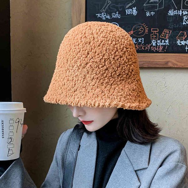 female autumn and winter lamb wool mask plush hat versatile damp outdoor wind proof face protection bucket hat, Yellow
female autumn and winter lamb wool mask plush hat versatile damp outdoor wind proof face protection bucket hat, Yellow