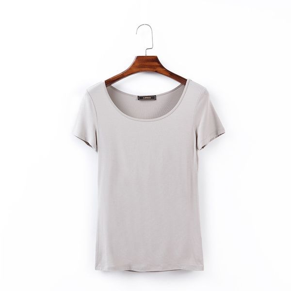 1summer new short sleeve simple round neck modal women's t-shirt k242a2021, White;black
1summer new short sleeve simple round neck modal women's t-shirt k242a2021, White;black