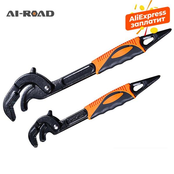 hand tools ai-road14-30 / 30-60mm universal key pipe wrench open end spanner set high-carbon steel snap n grip tool plumber multi handtool
hand tools ai-road14-30 / 30-60mm universal key pipe wrench open end spanner set high-carbon steel snap n grip tool plumber multi handtool
