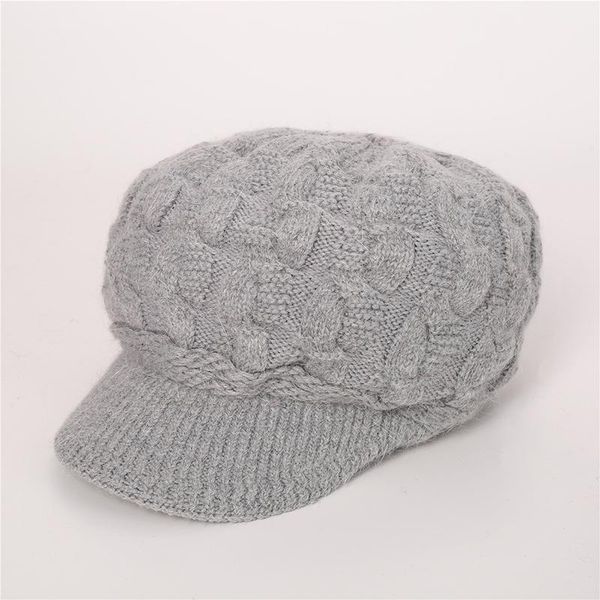beanie/skull caps women winter solid acrylic twist flower knit warm hat female hair plus velvet plush thickenknit baseball cap brim r, Blue;gray
beanie/skull caps women winter solid acrylic twist flower knit warm hat female hair plus velvet plush thickenknit baseball cap brim r, Blue;gray