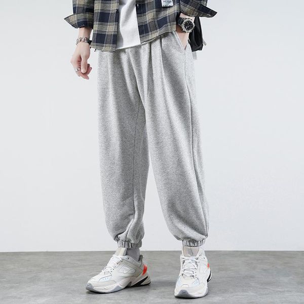 men's pants men loose jogging harem 2021 mens spring casual high waist elastic drawstring trousers male ankle length korean sweatpants, Black
men's pants men loose jogging harem 2021 mens spring casual high waist elastic drawstring trousers male ankle length korean sweatpants, Black