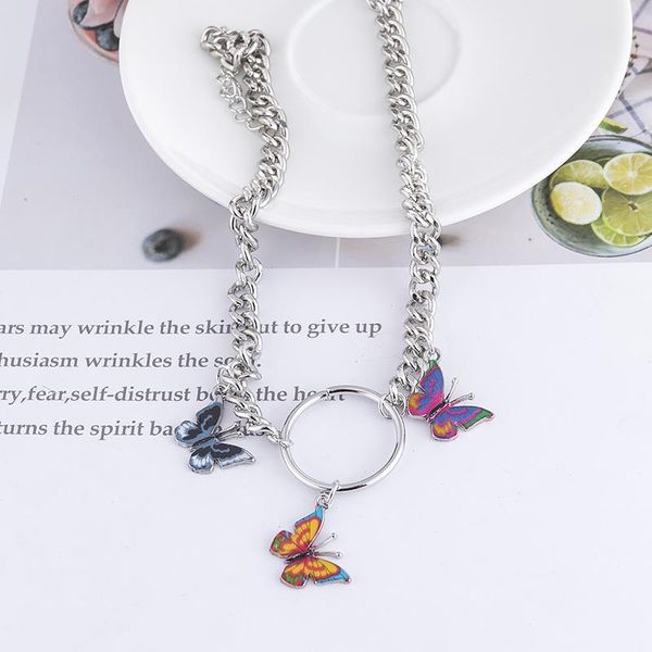 chains 3 butterflies chain pendant butterfly necklace for women layered charm choker necklaces boho beach jewelry gift, Silver
chains 3 butterflies chain pendant butterfly necklace for women layered charm choker necklaces boho beach jewelry gift, Silver