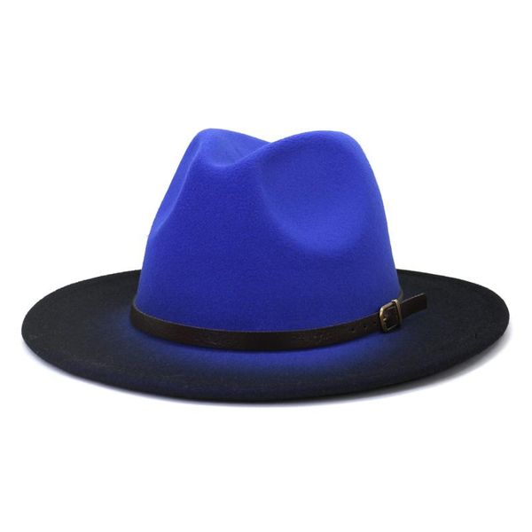 berets arrivel fashionable autumn winter leopard painted jazz panama woolen felt fedora hat cowboy vintage cotton wide brim, Blue;gray
berets arrivel fashionable autumn winter leopard painted jazz panama woolen felt fedora hat cowboy vintage cotton wide brim, Blue;gray