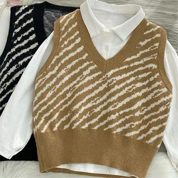 women's sweaters autumn korean version sweater vest women outer wear trendy jacket 3x22, White;black
women's sweaters autumn korean version sweater vest women outer wear trendy jacket 3x22, White;black