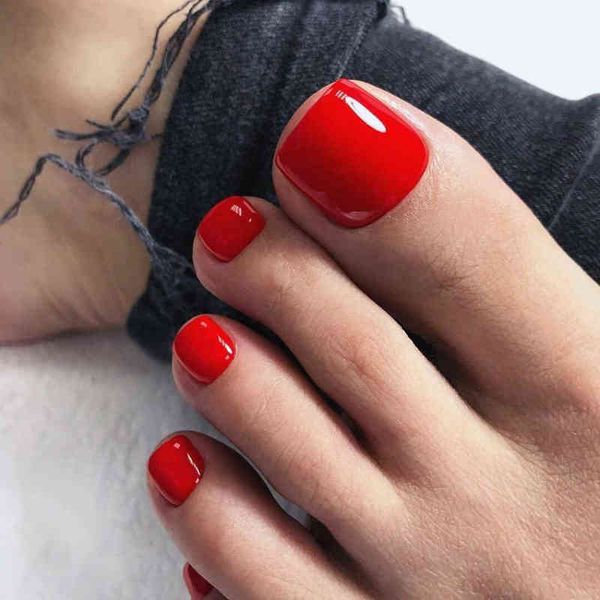 false nails 28pcs glossy artificial fake toe nails deep red press on false toenails with jelly glue sticker diy foot nail art manicure tool, Red;gold
false nails 28pcs glossy artificial fake toe nails deep red press on false toenails with jelly glue sticker diy foot nail art manicure tool, Red;gold