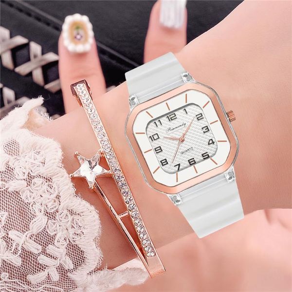 wristwatches fashion square women watches casual silicone strap sports wrist watch gift clock relogio feminino, Slivery;brown
wristwatches fashion square women watches casual silicone strap sports wrist watch gift clock relogio feminino, Slivery;brown