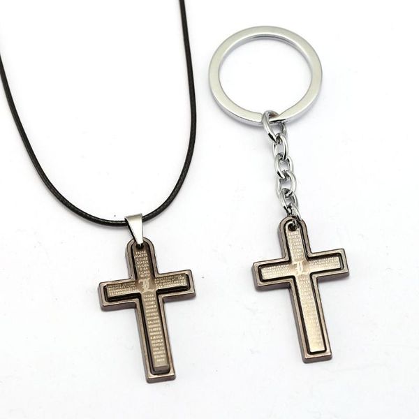 keychains death note keychain metal double cross pendant key ring holder chain choker jewelry accessory collar chaveiro men women gift, Silver
keychains death note keychain metal double cross pendant key ring holder chain choker jewelry accessory collar chaveiro men women gift, Silver