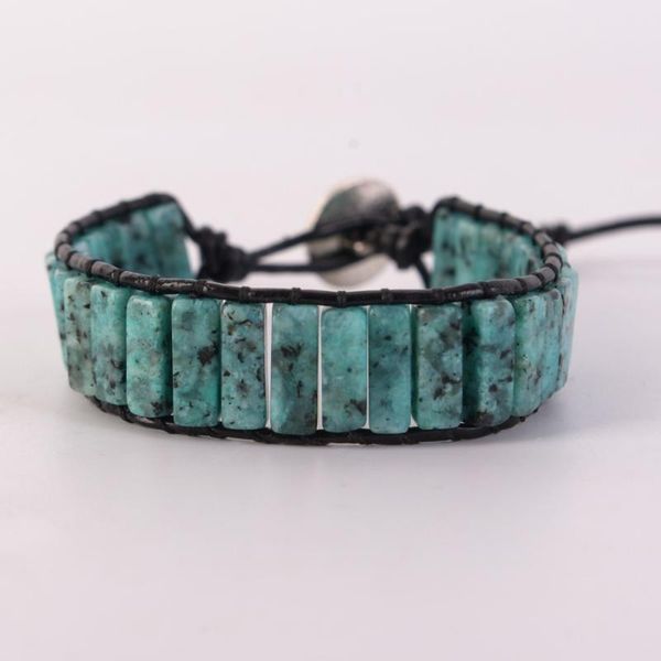 tennis bohemia bracelet single vintage leather wrap semi precious stone beaded cuff drop fashion jewelry, Golden;silver
tennis bohemia bracelet single vintage leather wrap semi precious stone beaded cuff drop fashion jewelry, Golden;silver