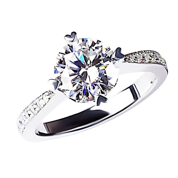 cluster rings real big diamond round s925 sterling silver women luxury engagement wedding exquisite cute gift party fine india jewelry, Golden;silver 
cluster rings real big diamond round s925 sterling silver women luxury engagement wedding exquisite cute gift party fine india jewelry, Golden;silver
