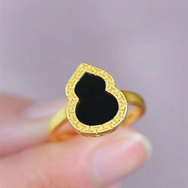 silver inlaid natural hetian black jade gourd niche craft chinese retro neutral men and women models open adjustable ring cluster rings, Golden;silver
silver inlaid natural hetian black jade gourd niche craft chinese retro neutral men and women models open adjustable ring cluster rings, Golden;silver