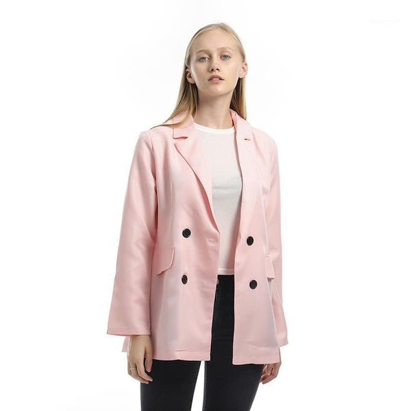 women's suits & blazers women double breasted casual office blazer fashion solid colors plus size elegant chic jacket all-match simple, White;black
women's suits & blazers women double breasted casual office blazer fashion solid colors plus size elegant chic jacket all-match simple, White;black