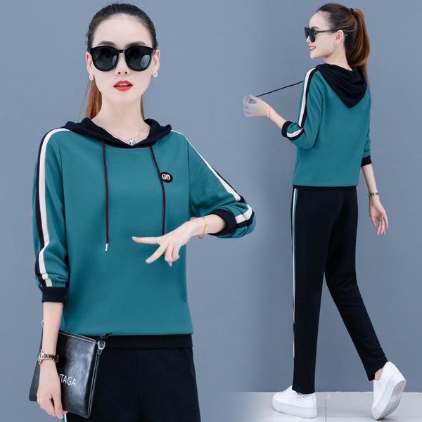 women's two piece pants spring plus size 4xl 5xl suit women long sleeved hooded sweatshirt sports casual pant sets pink yellow blue clo, White
women's two piece pants spring plus size 4xl 5xl suit women long sleeved hooded sweatshirt sports casual pant sets pink yellow blue clo, White
