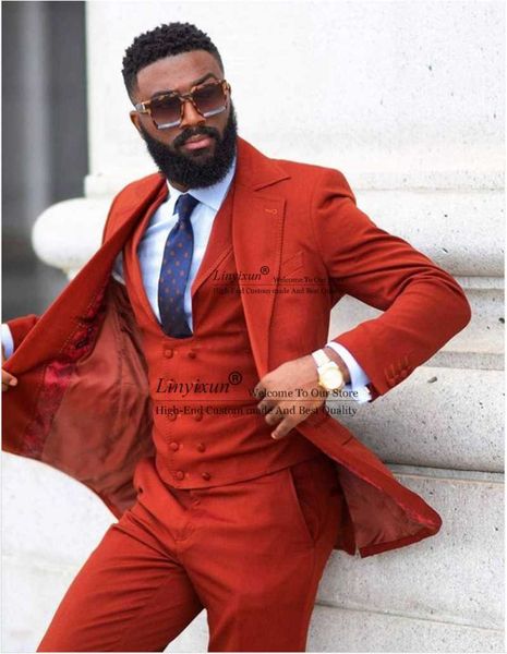 men's suits & blazers autumn orange slim fit men suit notched lapel groom tuxedo for wedding business blazer 3 pieces costume homme jac, White;black
men's suits & blazers autumn orange slim fit men suit notched lapel groom tuxedo for wedding business blazer 3 pieces costume homme jac, White;black