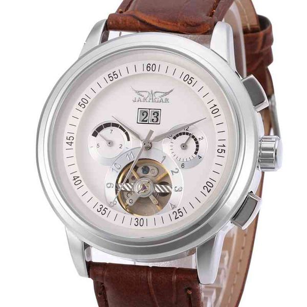 watches jaragar brand men luxury military sports automatic mechanical tours clocks relogio masculino, Slivery;brown
watches jaragar brand men luxury military sports automatic mechanical tours clocks relogio masculino, Slivery;brown