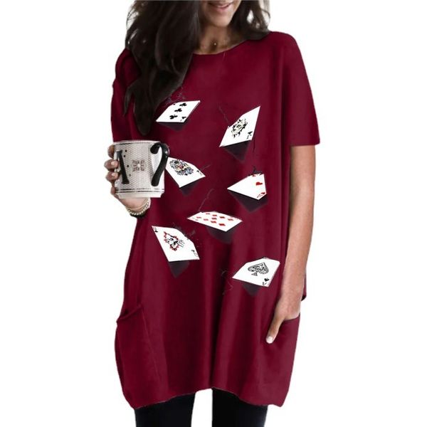 charming dresses short sleeve casual printed poet t-shirt for women, Black;gray
charming dresses short sleeve casual printed poet t-shirt for women, Black;gray