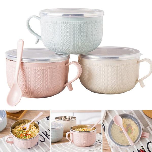 stainless steel bowl with lid spoon for instant noodles rice household utensils qp2 bowls
stainless steel bowl with lid spoon for instant noodles rice household utensils qp2 bowls