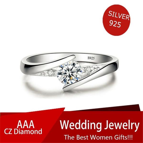 wedding rings blaike simple round zircon for women luxury 925 sterling silver filled engagement ring jewelry birthday gifts, Slivery;golden 
wedding rings blaike simple round zircon for women luxury 925 sterling silver filled engagement ring jewelry birthday gifts, Slivery;golden