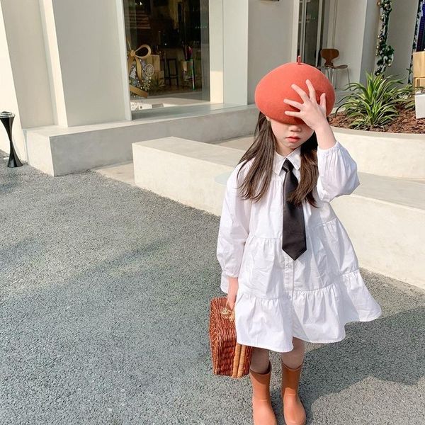 spring baby girls long sleeve cotton white casual college style blouse dresses children kids ruffles with tie girl's, Red;yellow
spring baby girls long sleeve cotton white casual college style blouse dresses children kids ruffles with tie girl's, Red;yellow