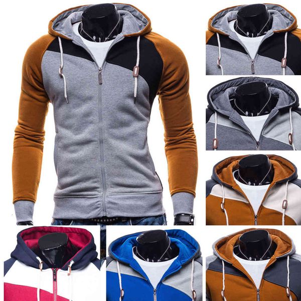 mens sweater autumn and winter hooded men's sweater fashion slim casual zipper jacket top, Black
mens sweater autumn and winter hooded men's sweater fashion slim casual zipper jacket top, Black