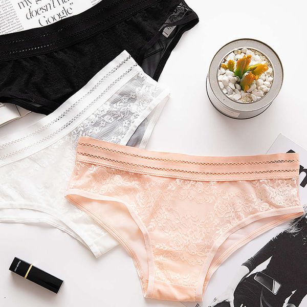 lace women's briefs breathable low waist girl underwear peach hip transparent, Black;white
lace women's briefs breathable low waist girl underwear peach hip transparent, Black;white