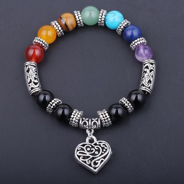 beaded, strands women heart pendant chakra bracelets man bracciale uomo tiger eye bracelet natural stone charm men hombre gift, Black
beaded, strands women heart pendant chakra bracelets man bracciale uomo tiger eye bracelet natural stone charm men hombre gift, Black