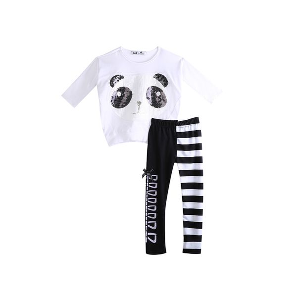 2pc casual lovely spring fall newborn infant baby girls cotton long sleeve o-neck pullover cartoon shirt striped pants 3-7y, White
2pc casual lovely spring fall newborn infant baby girls cotton long sleeve o-neck pullover cartoon shirt striped pants 3-7y, White