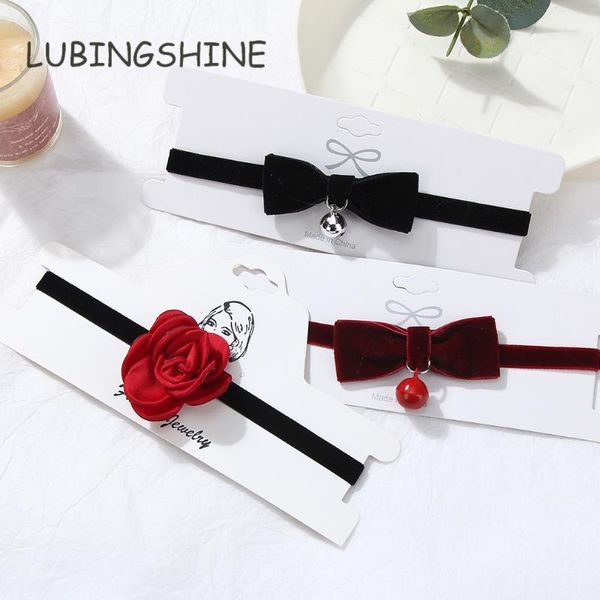 chokers korea bowknot rose flower charms chian necklace choker for women girl harajuku collars flannel lace jewelry 2021, Golden;silver
chokers korea bowknot rose flower charms chian necklace choker for women girl harajuku collars flannel lace jewelry 2021, Golden;silver