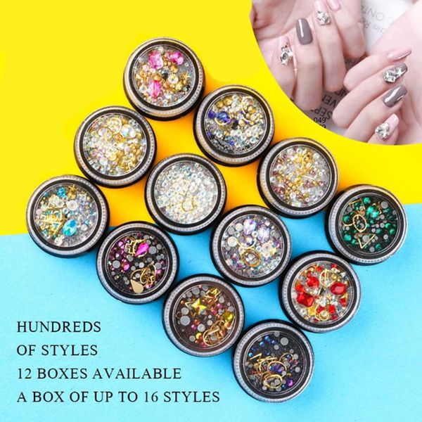 nail art accessories rhinestones decorations 4cm black box different colors diamond patterns round crystals for nails, Silver;gold
nail art accessories rhinestones decorations 4cm black box different colors diamond patterns round crystals for nails, Silver;gold